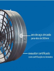 EXAUSTOR AXIAL INDUSTRIAL 30CM 127V VENTISOL