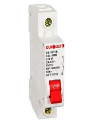 DISJUNTOR MONOPOLAR 25A CURVA C OUROLUX