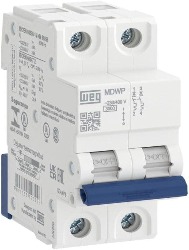 DISJUNTOR BIPOLAR 63A CURVA C WEG