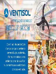 VENTILADOR DE PAREDE OSCILANTE VENTISOL  BIVOLT PRETO 60CM