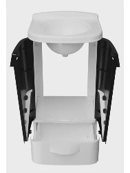 GABINETE PLÁSTICO GAB FIT BRANCO COM PRETO ASTRA