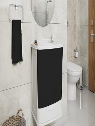 GABINETE PLÁSTICO GAB FIT BRANCO COM PRETO ASTRA