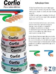 CABINHO 2.5MM AZUL ROLO 100MTS 750V CORFIO