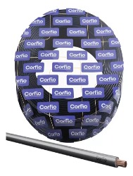 CABINHO 2.5MM PRETO ROLO 100MTS 750V CORFIO