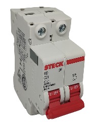 DISJUNTOR BIPOLAR 25A CURVA C STECK