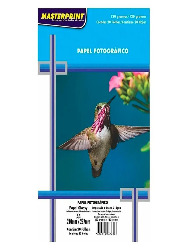 PAPEL FOTO Masterprint A4 120G C/20FLS
