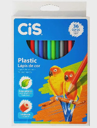 LAPIS DE COR CIS PLASTIC 36 CORES 530801