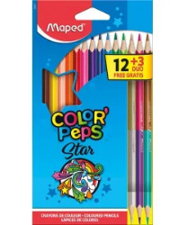 LAPIS DE COR MAPED 12 CORES+ 3LAP 832271