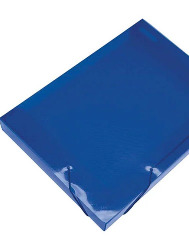 PASTA TRANSP. OF 55MM AZUL
