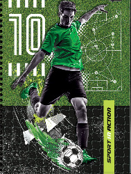 CADERNO JANDAIA 10X1 160FLS SPORT CD