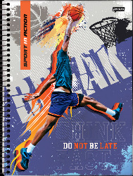 CADERNO JANDAIA 10X1 160FLS SPORT CD