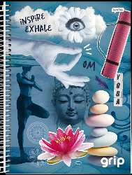 CADERNO JANDAIA 20X1 320FLS GRIP CD 68762