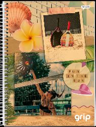 CADERNO JANDAIA 20X1 320FLS GRIP CD 68762