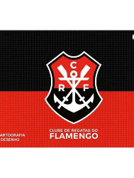 CADERNO FORONI CARTOGRAFIA CD 80F FLAMENGO 3393070