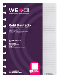 REFIL CADERNO INTELIGENTE 50FLS 90G 4003