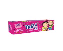 Creme Dental Trá Lá Lá Kids tutti-frutti, 50g 