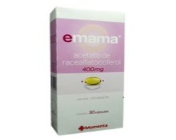 Emama 400mg, caixa com 30 cápsulas gelatinosas moles 