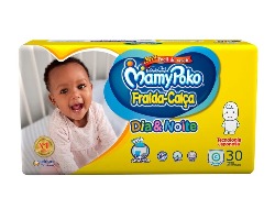 FRALDA MAMYPOKO D&N CALC TAMANHO G 30UN