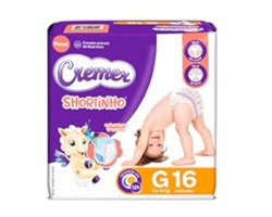 FRALDA CREMER SHOR JUMBI G 16UN