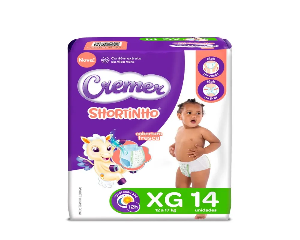 FRALDA CREMER SHOR JUMBI TAMANHO XG 14UN