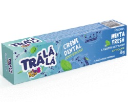 CREME DENTAL TRALALA MENTA FRESH 50G