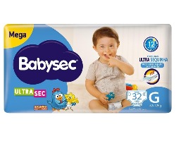 FRALDA BABYSEC U.SEC MEGA G 32UN