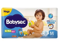 FRALDA BABYSEC U.SEC MEGA M 38UN