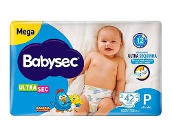 FRALDA BABYSEC U.SEC MEGA TAMANHO P 42UN