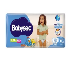 FRALDA BABYSEC U.SEC MEGA TAMANHO XG 30UN