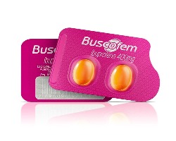 BUSCOFEM 400MG 2CAP GEL MOLE
