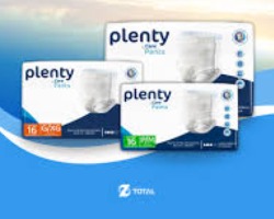 FRALDA GERIATRICA PLENTY PANTS AD TAMANHO P/M 16UN