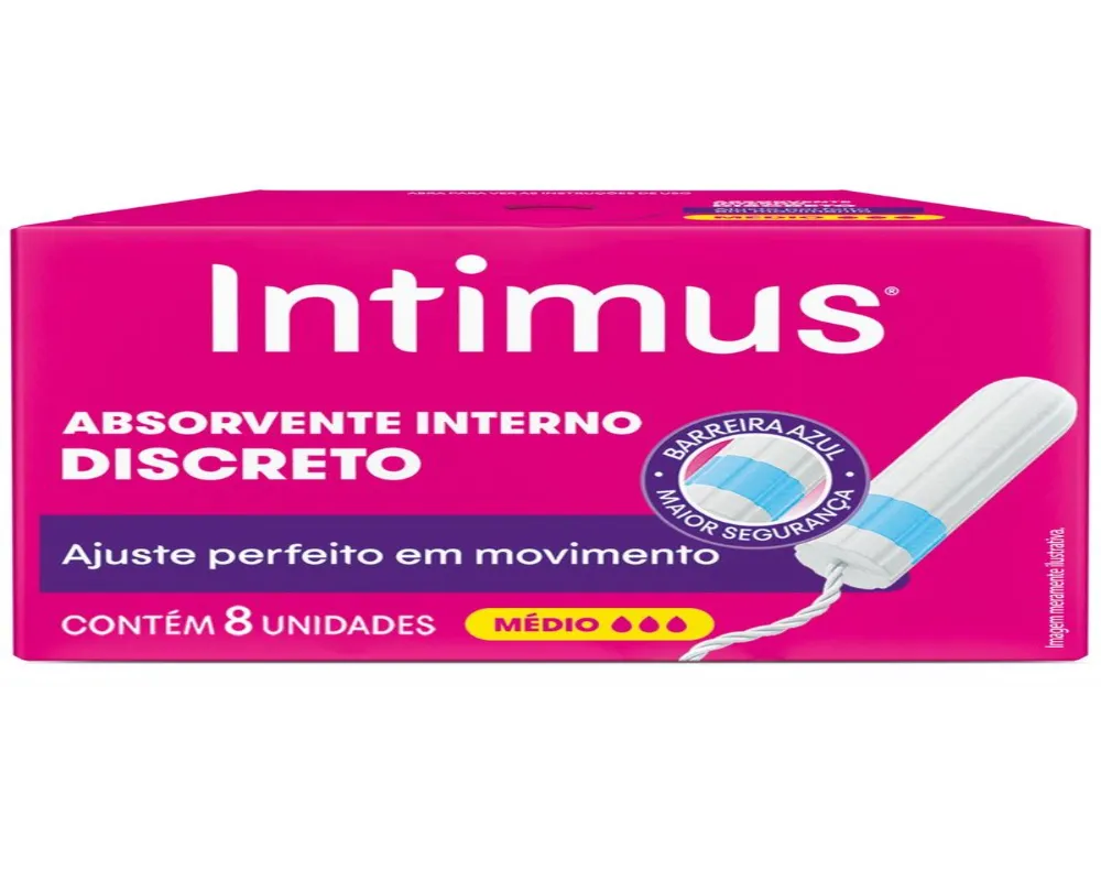 ABSORVENTE INTIMUS INT MEDIO 8UN