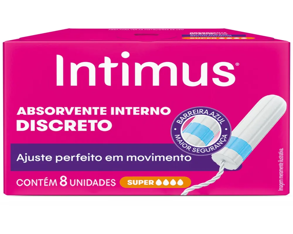 ABSORVENTE INTIMUS INT SUPER 8UN