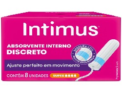 ABSORVENTE INTIMUS INT SUPER 8UN