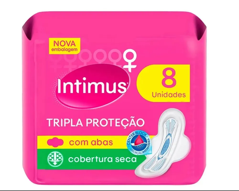 ABSORVENTE INTIMUS TR PRO SEC AB 8UN