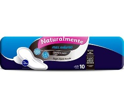 ABSORVENTE NATURALM MAX NOT AB 10UN