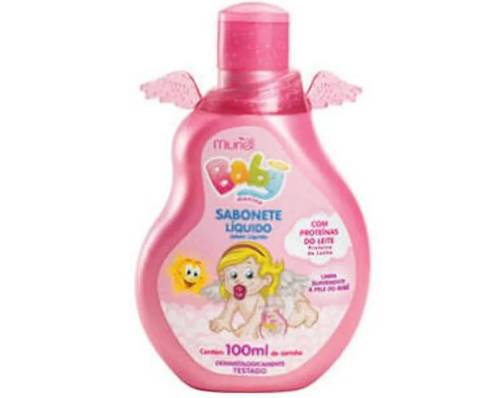 SABONETE LIQUIDO MURIEL BABY ROSA 100ML