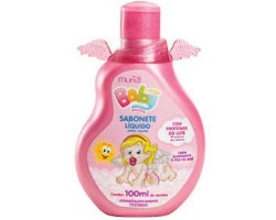 SABONETE LIQUIDO MURIEL BABY ROSA 100ML
