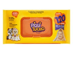 LENCO UMEDECIDO PIQUITUCHO PREMIUM COM 120 UNIDADES