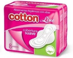 ABSORVENTE COTTON LIN COB SUA AB 8UN