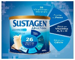 SUSTAGEN ADULTOS SABOR BAUNILHA 400G