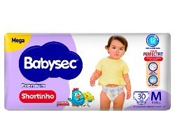 FRALDA BABYSEC GAL PIN SHOR M 30UN