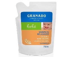 SABONETE LIQUIDO GRANADO BEBE CAMOMILA REFIL 250ML