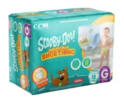 FRALDA SCOOBY-DOO CALC JUMBI G 18U