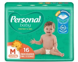 FRALDA PERSONAL SOF&PR JUMBI TAMANHO M 16