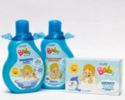 KIT HORA DO BANHO MURIEL BABY MENINO SH+COND+SABONETE
