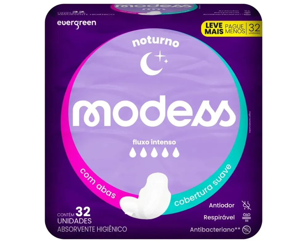 ABSORVENTE MODESS NOT SUA AB 32UN