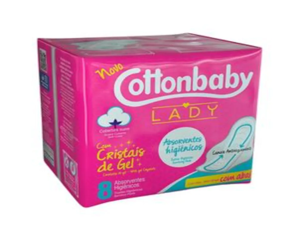 ABSORVENTE COTTONBABY SUA AB 8UN
