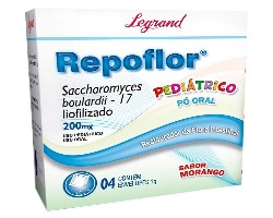 REPOFLOR 200MG PED 4ENV 1G