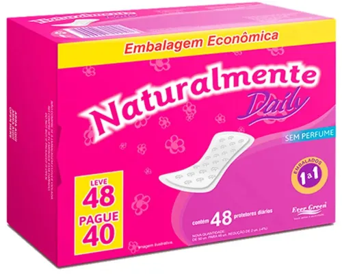 ABSORVENTE NATURALM PROT DIA 50UN